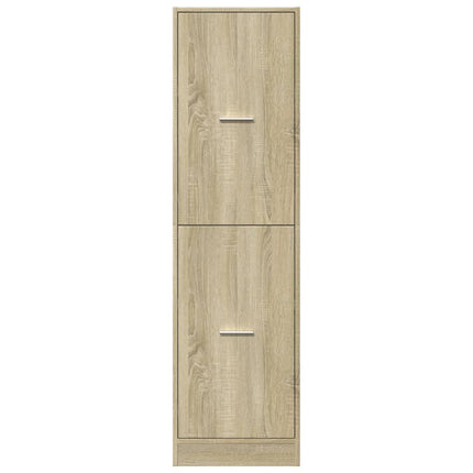 apotekerskab 40x41x144,5 cm konstrueret træ sonoma-eg