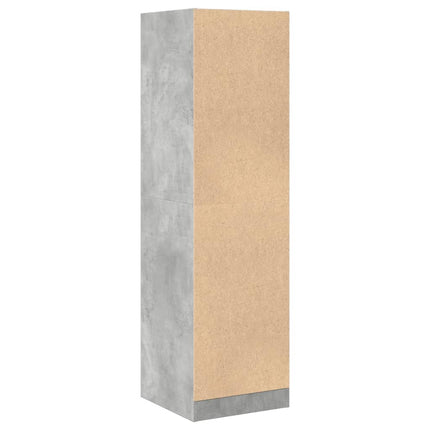 apotekerskab 40x41x144,5 cm konstrueret træ betongrå