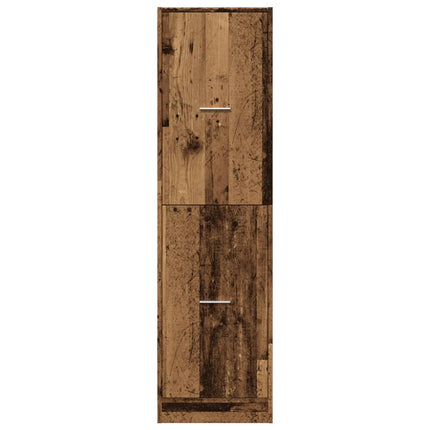 apotekerskab 40x41x144,5 cm konstrueret træ gammelt træ-look