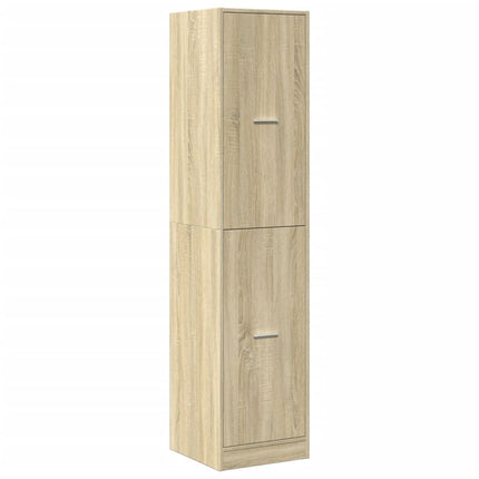 apotekerskab 40x41x174,5 cm konstrueret træ sonoma-eg
