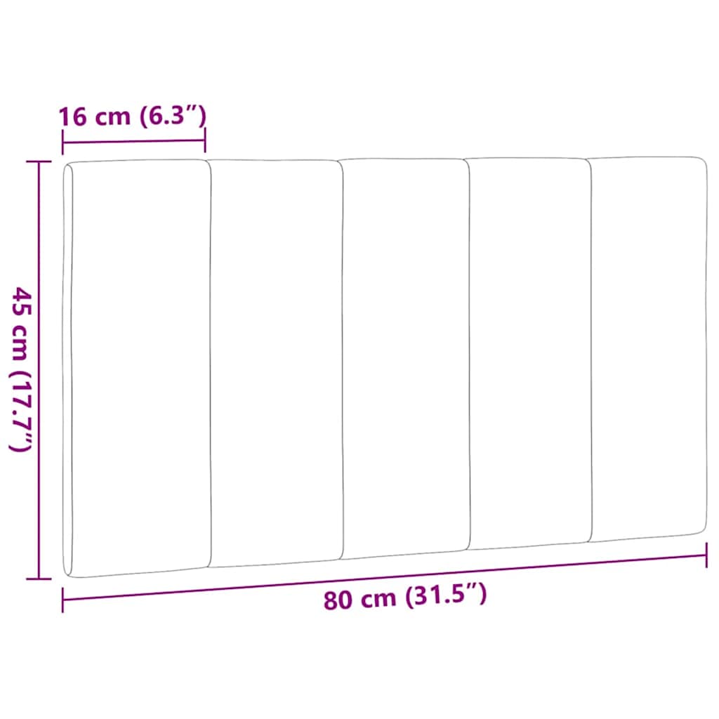 gavlpude Hanko 80 cm stof sort