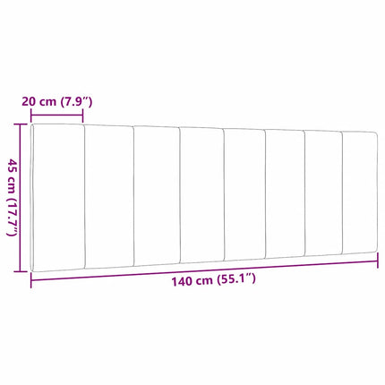 gavlpude Hanko 140 cm stof blå