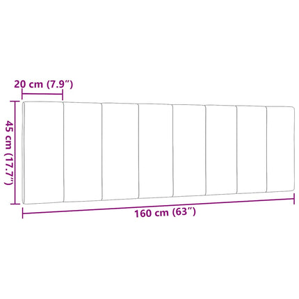 gavlpude Hanko 160 cm stof blå