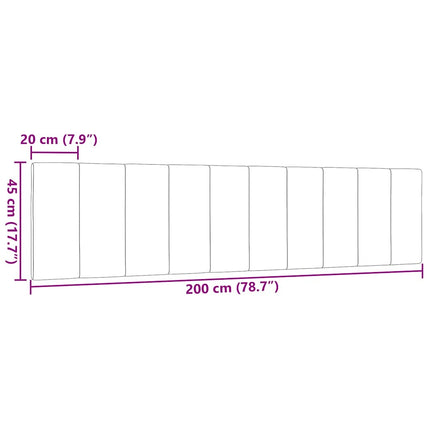 gavlpude Hanko 200 cm stof blå