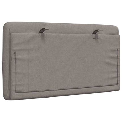 gavlpude 80 cm stof gråbrun