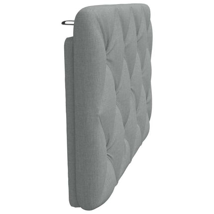 gavlpude 90 cm stof lysegrå