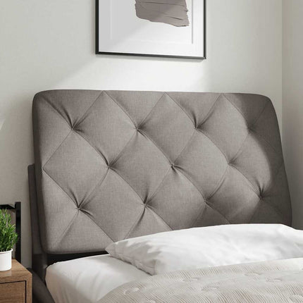 gavlpude 90 cm stof gråbrun