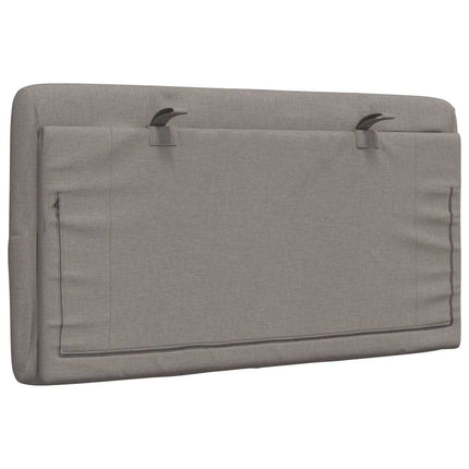 gavlpude 90 cm stof gråbrun