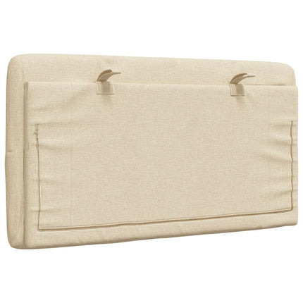 gavlpude 90 cm stof cremefarvet