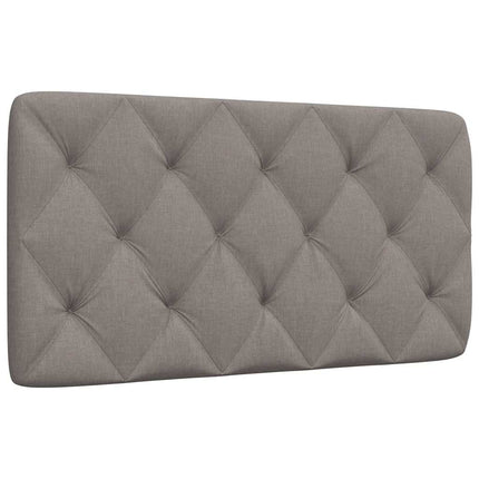 gavlpude 100 cm stof gråbrun