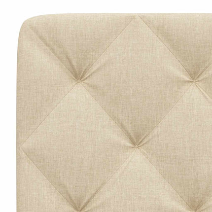 gavlpude 100 cm stof cremefarvet