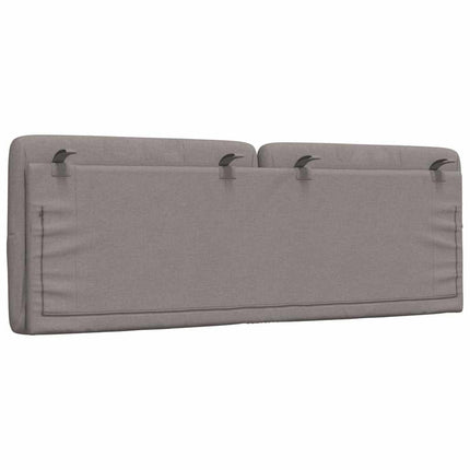gavlpude 120 cm stof gråbrun