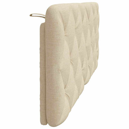 gavlpude 140 cm stof cremefarvet