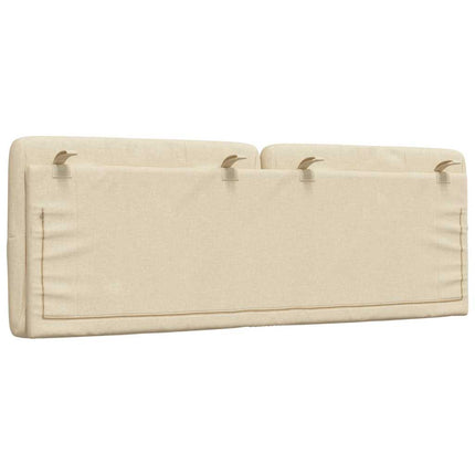 gavlpude 140 cm stof cremefarvet