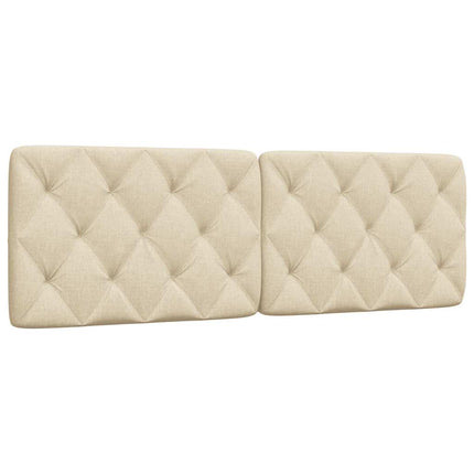 gavlpude 160 cm stof cremefarvet
