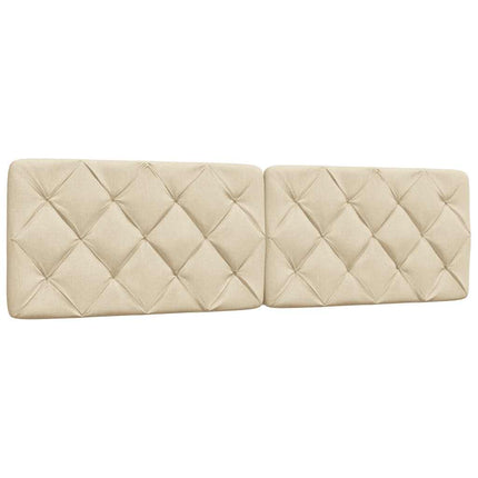gavlpude 180 cm stof cremefarvet