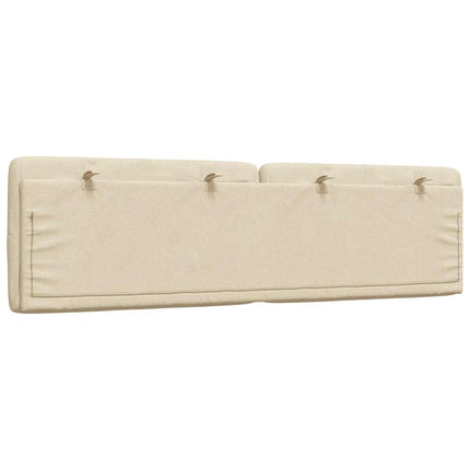 gavlpude 180 cm stof cremefarvet
