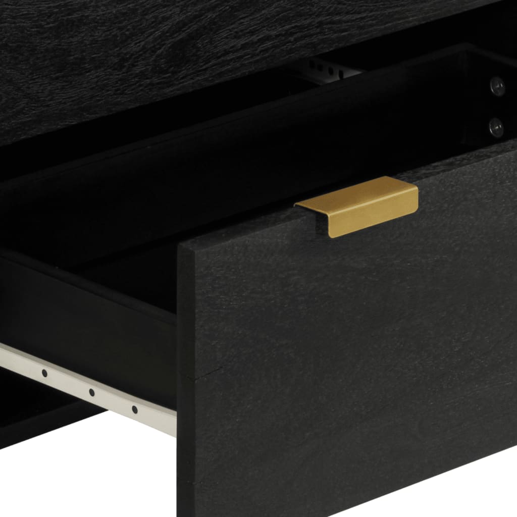 skænke 3 stk. konstrueret træ sort