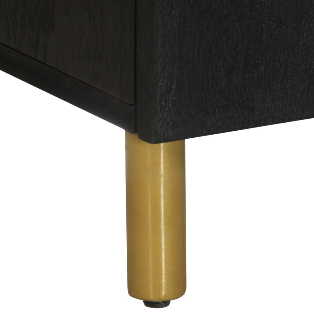 skænke 3 stk. konstrueret træ sort