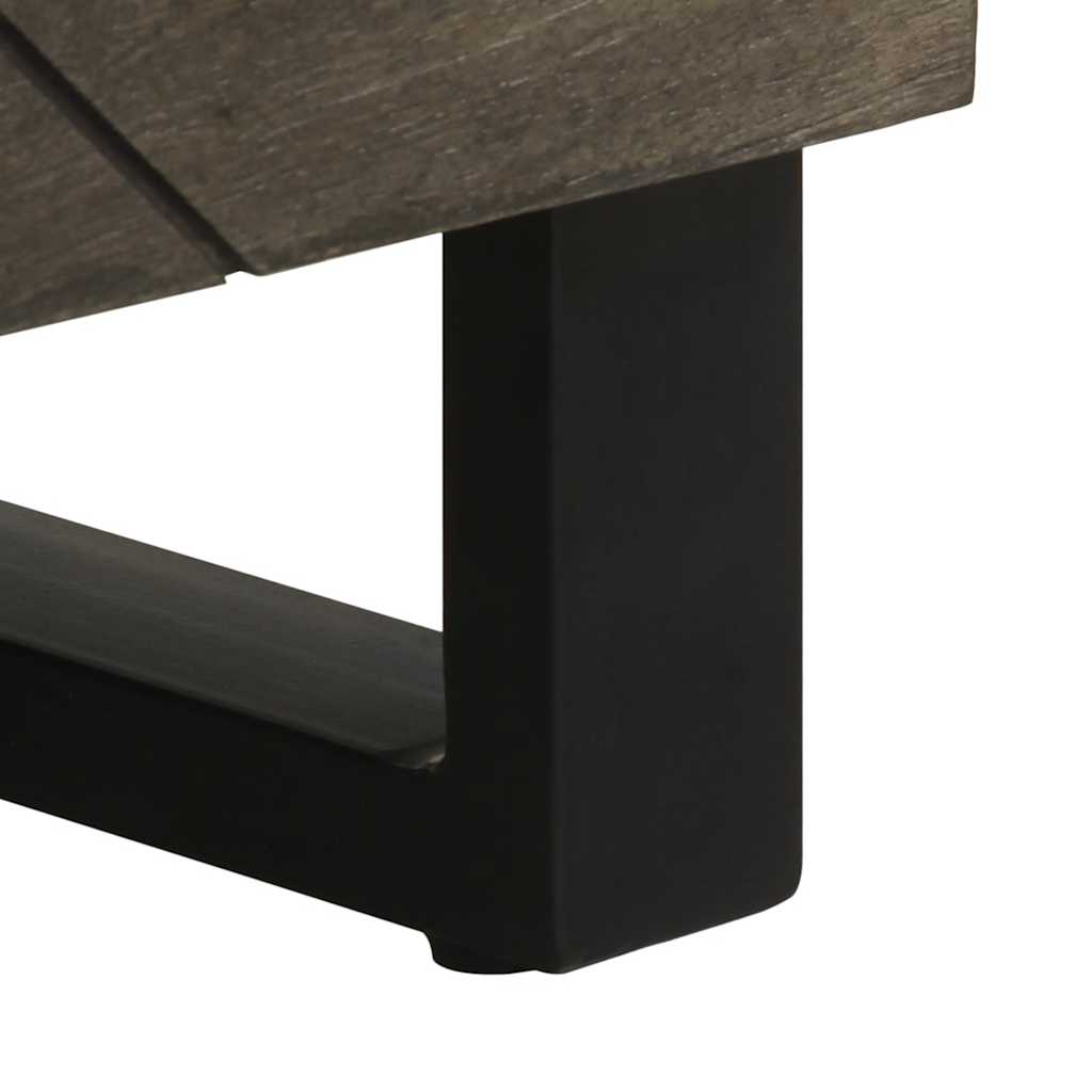 skænke 2 stk. 60x33x75 cm massivt mangotræ sort