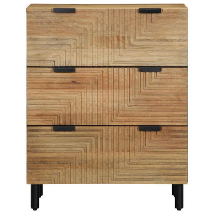skænke 2 stk. 60x33x75 cm massivt mangotræ brun