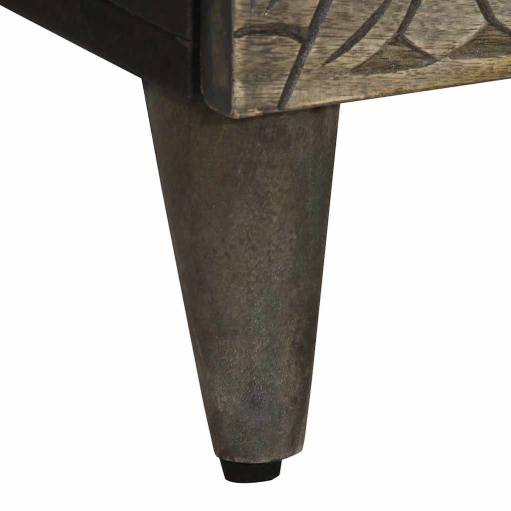 skænke 2 stk. 60x33,5x75 cm massivt mangotræ lysegrå