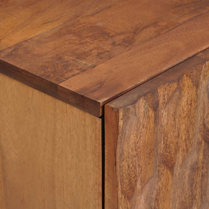 Badeværelsessæt 2 stk. Akaciebrown finish 62 x 33 x 58 cm