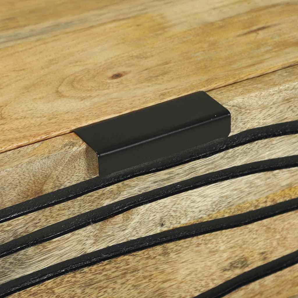 Badeværelsesmøbel sæt med skuffe 3 pcs Brun Konstrueret træ