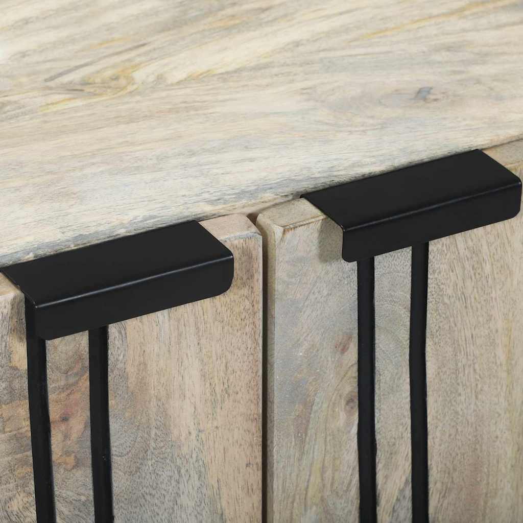 Badeværelsesmøbel sæt med skuffe 3 pcs Hvid Konstrueret træ