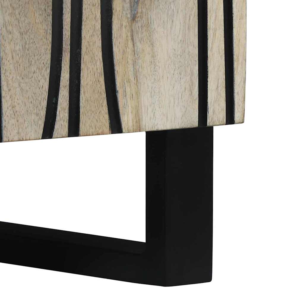 Badeværelsesmøbel sæt med skuffe 3 pcs Hvid Konstrueret træ