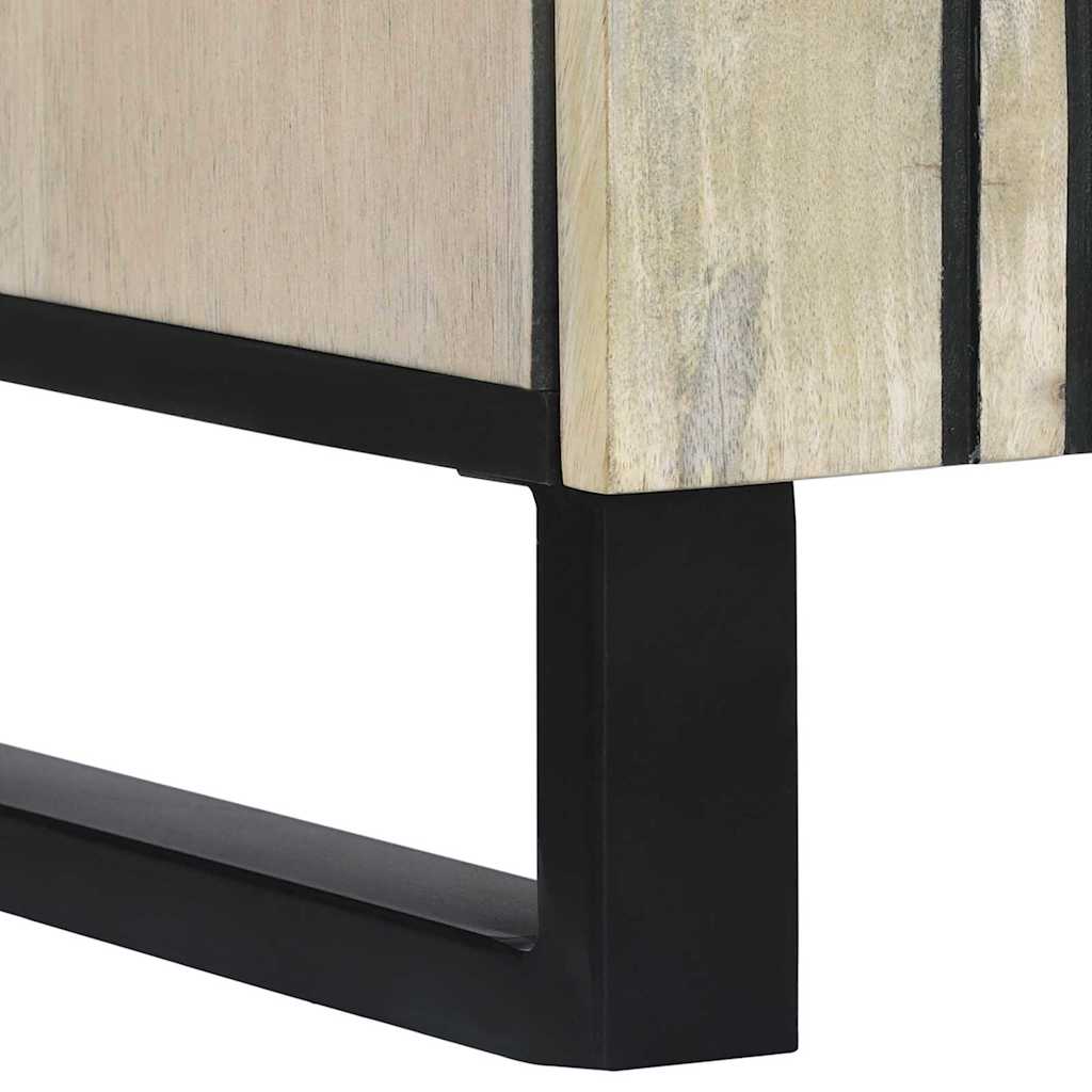 Badeværelsesmøbel sæt med skuffe 3 pcs Hvid Konstrueret træ