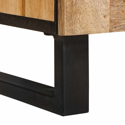Sideboard 2 stk. 60 x 33 x 75 cm Massivt mangotræ Brun