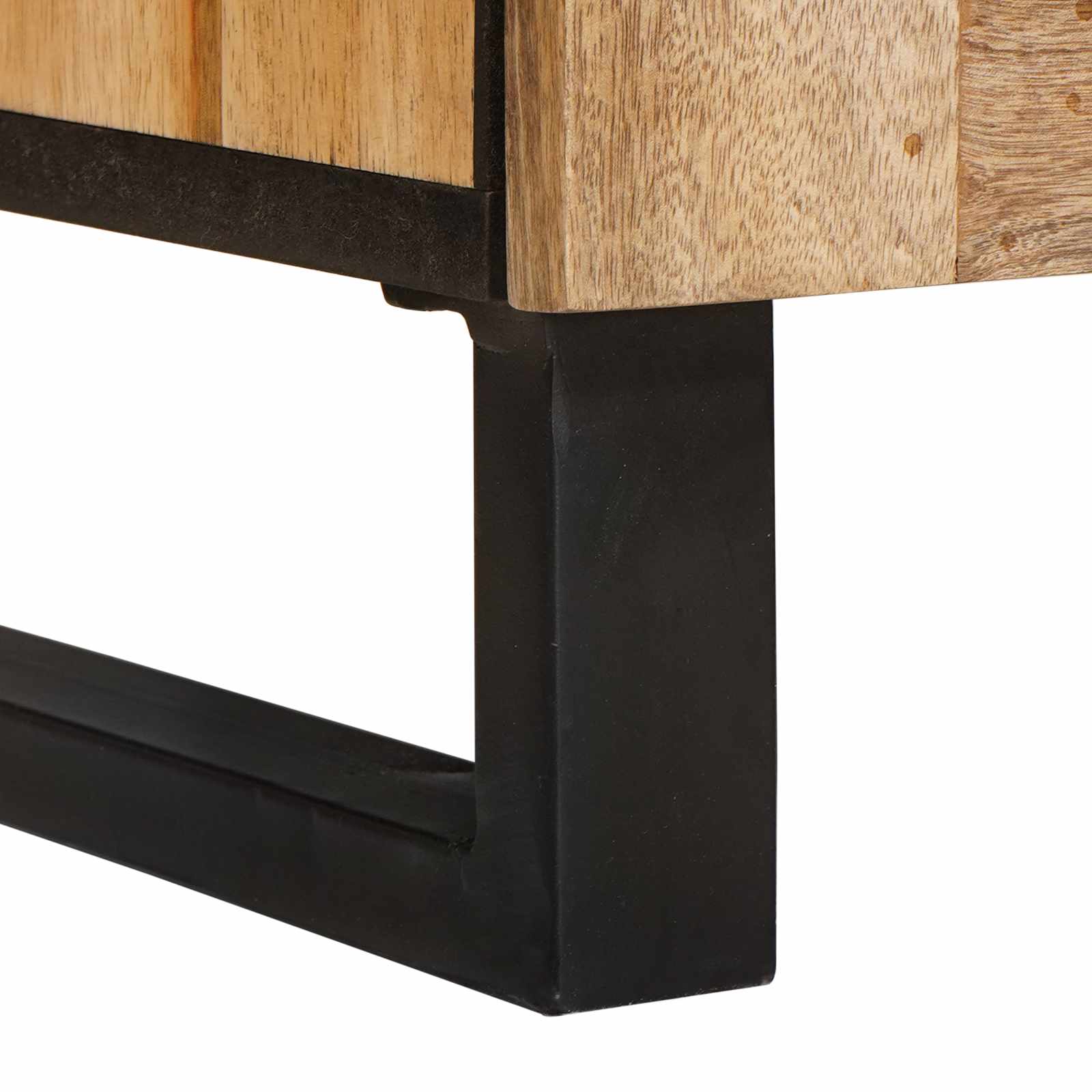 Sideboard 3 pcs Brun 180 x 33 x 75 cm Massivt mangotræ