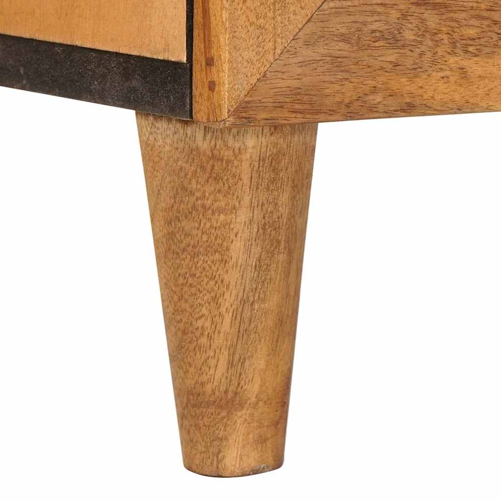 Badeværelsesmøbel sæt med skuffe 3 pcs Brun Massivt mangotræ