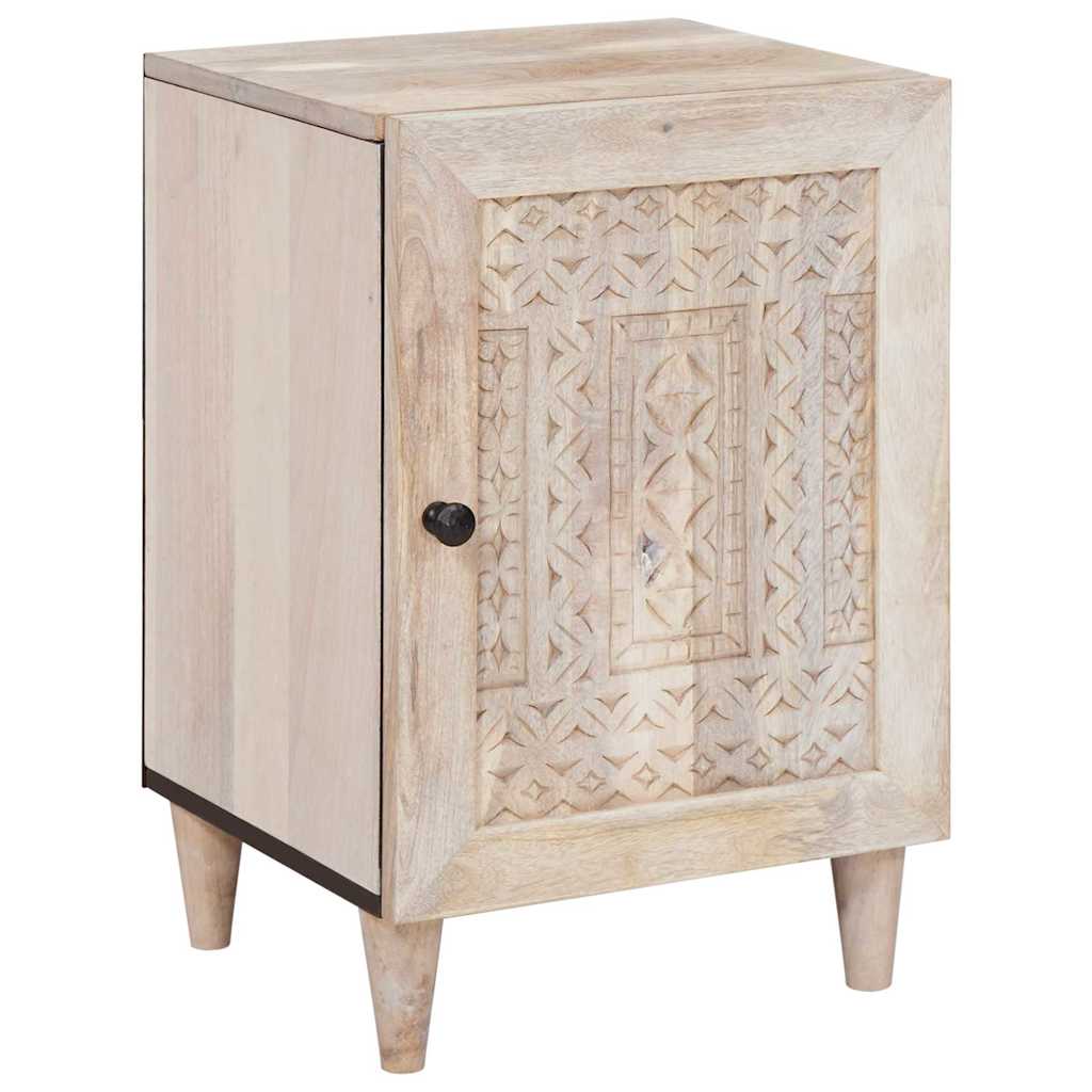 Badeværelsesmøbel sæt med skuffe 4 pcs Hvid Konstrueret træ