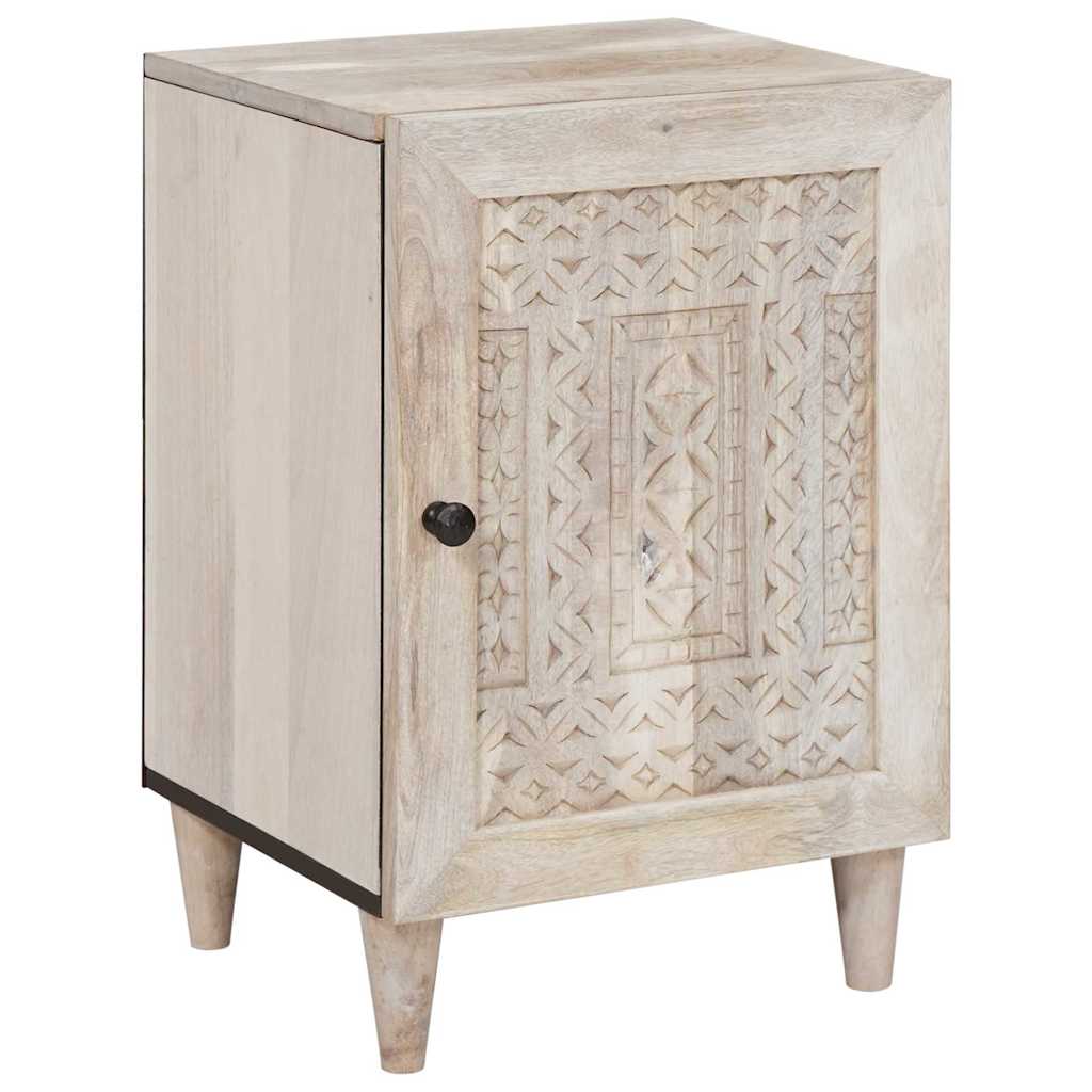 Badeværelsesmøbel sæt med skuffe 5 pcs Hvid Konstrueret træ