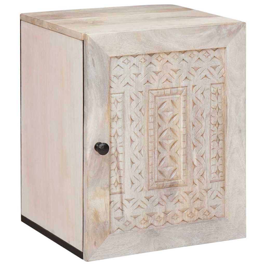 Badeværelsesmøbel sæt med skuffe 5 pcs Hvid Konstrueret træ