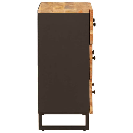 Sideboard 2 stk. 60 x 33 x 75 cm Massivt mangotræ Brun
