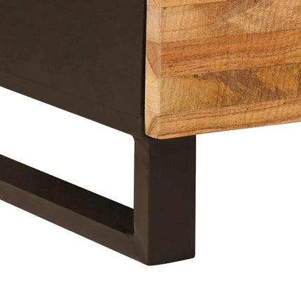 Sideboard 3 stk. 60 x 33 x 75 cm Massivt mangotræ Brun