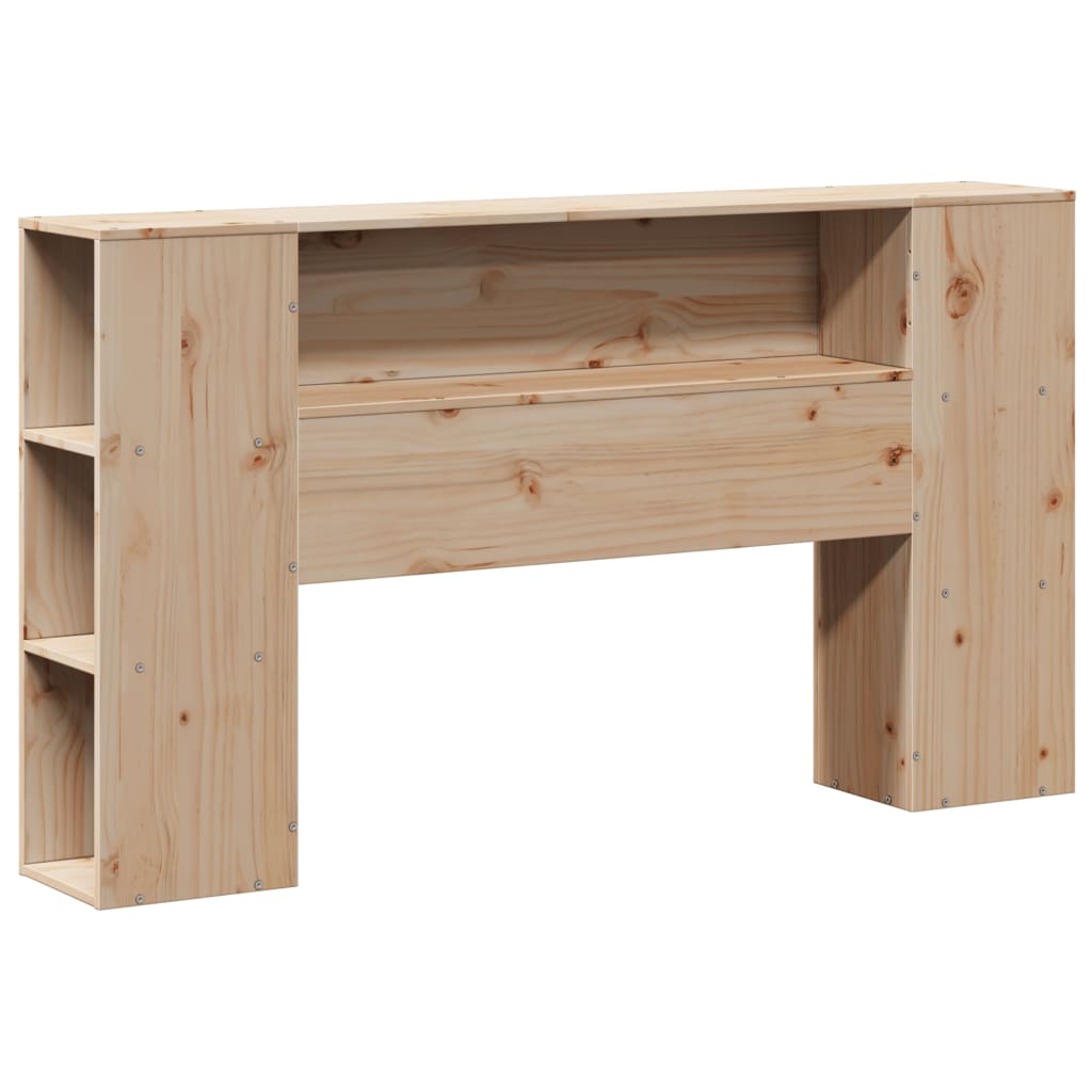 sengeramme uden madras 135x190 cm massivt fyrretræ hvid