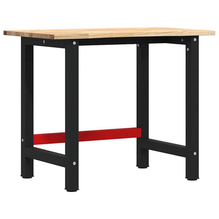 arbejdsbænk 100x60x81,5 cm massivt egetræ