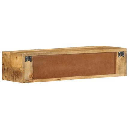væghængt tv-skab 80x30x19cm massivt ru mangotræ