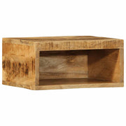 væghængt tv-skab 40x30x19 cm massivt ru mangotræ