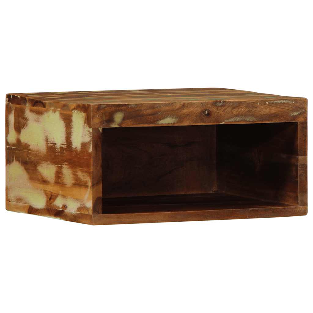 væghængt tv-skab 40x30x19 cm massivt genbrugstræ
