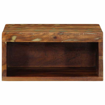 væghængt tv-skab 40x30x19 cm massivt genbrugstræ