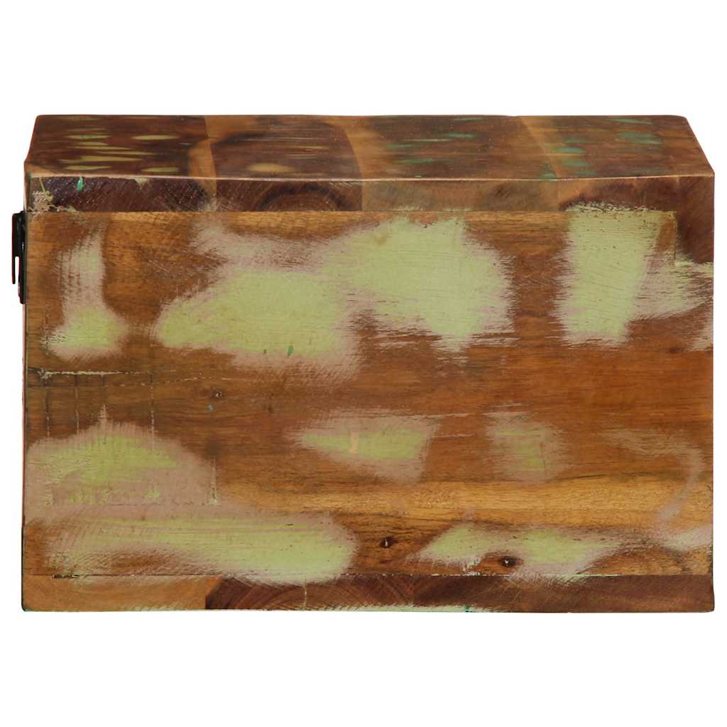væghængt tv-skab 40x30x19 cm massivt genbrugstræ