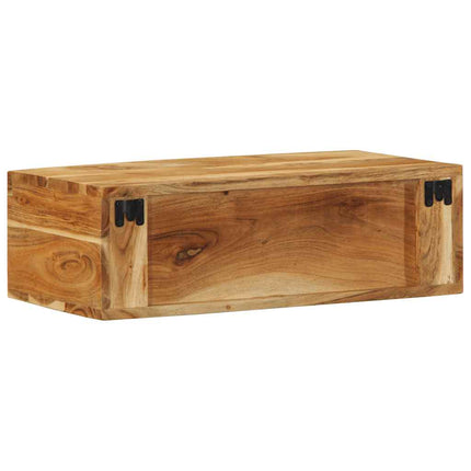 væghængt tv-skab 60x30x19 cm massivt akacietræ