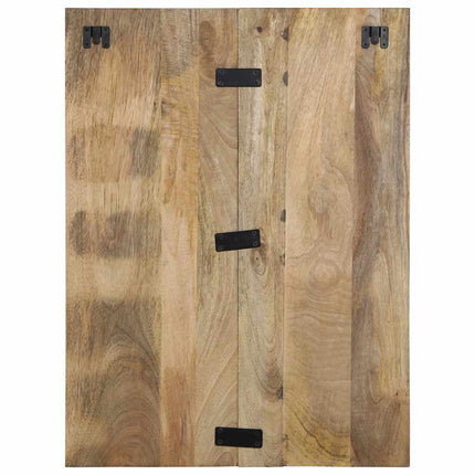 sengeskab 60x32x80 cm massivt ru mangotræ