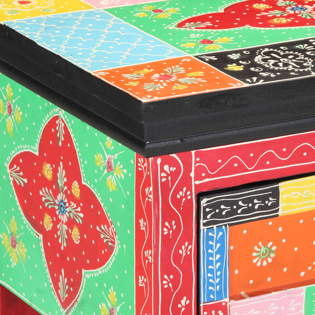 Konsolbord Flerfarvet 80 x 35 x 76 cm Konstrueret træ