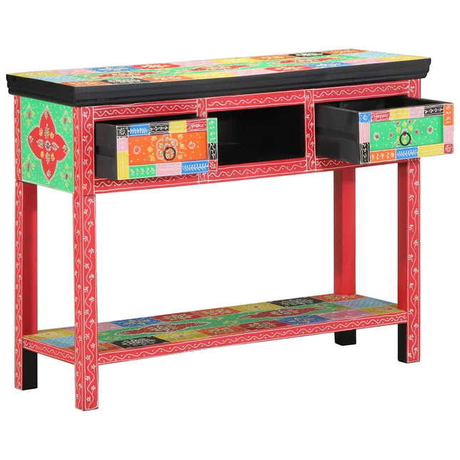 Konsolbord med skuffe Flerfarvet 100 x 30 x 77 cm